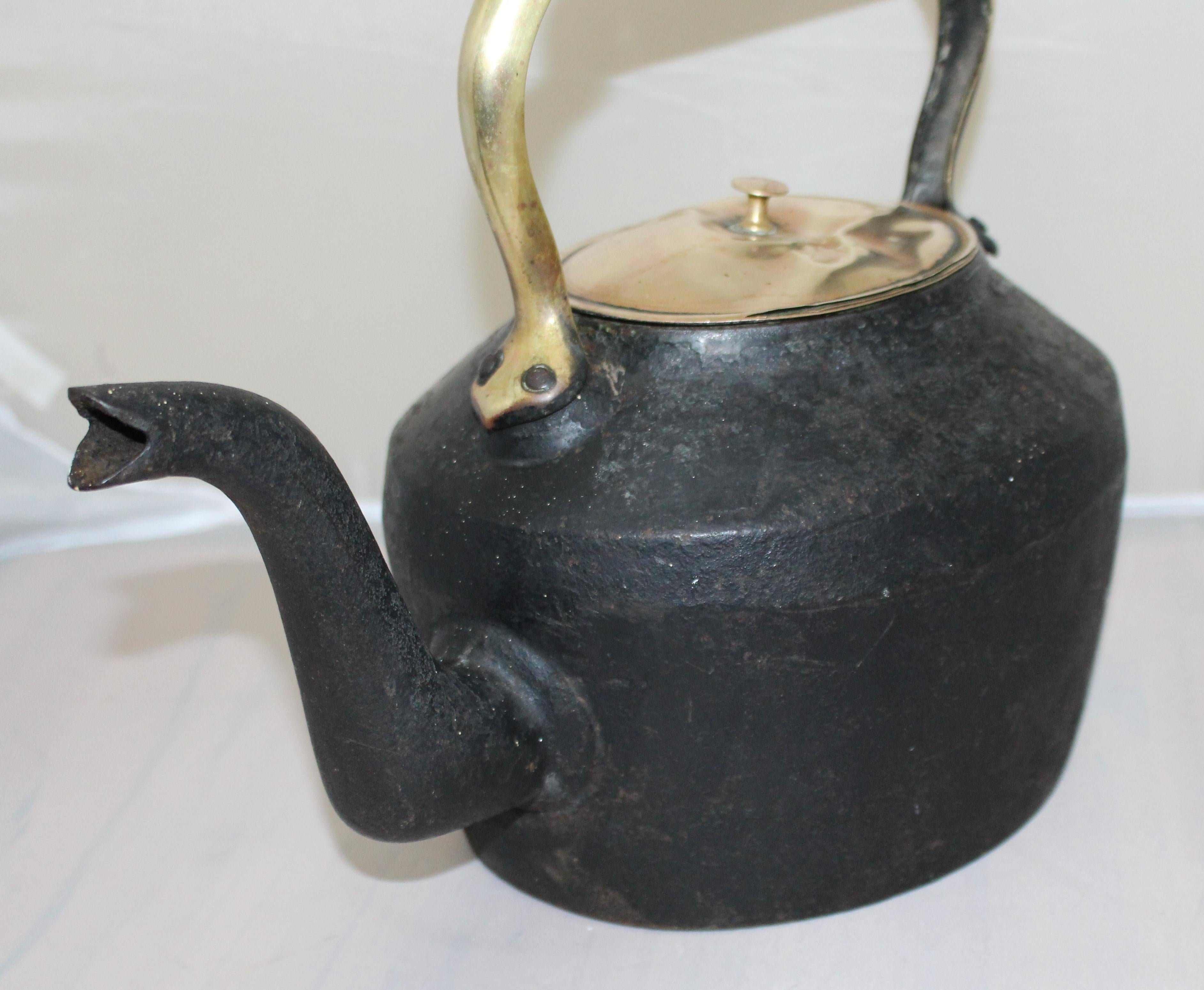 vintage cast iron kettle