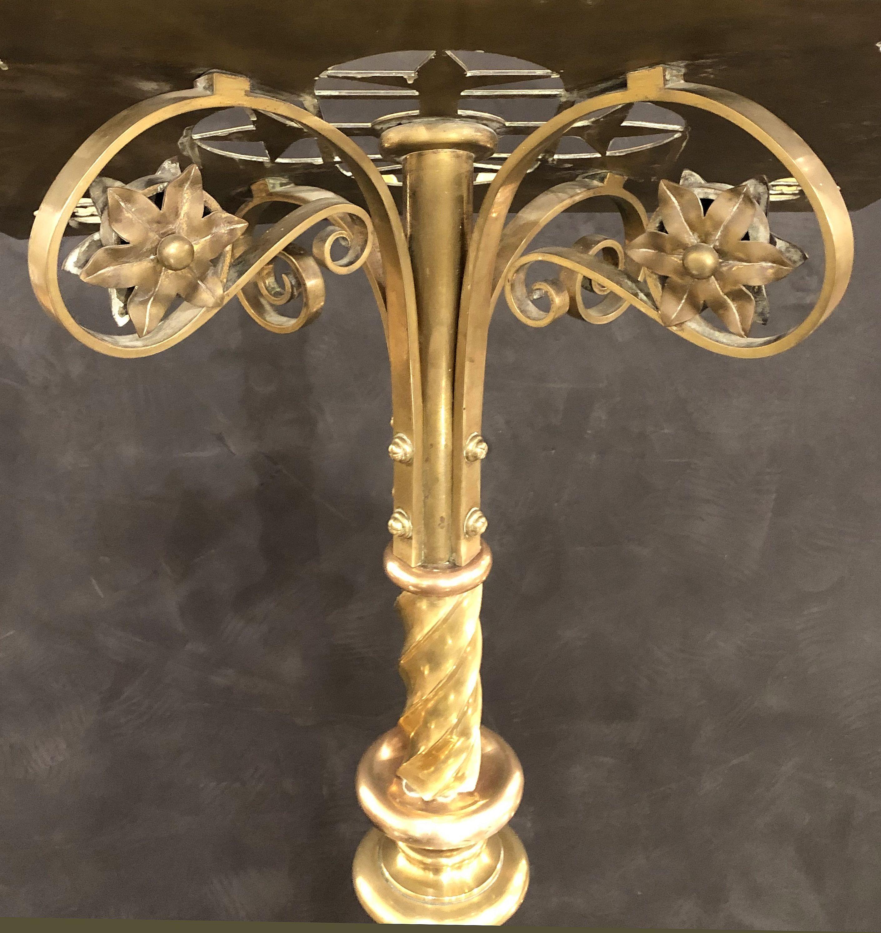 Large English Ecclesiastical Standing Lectern of Brass 7