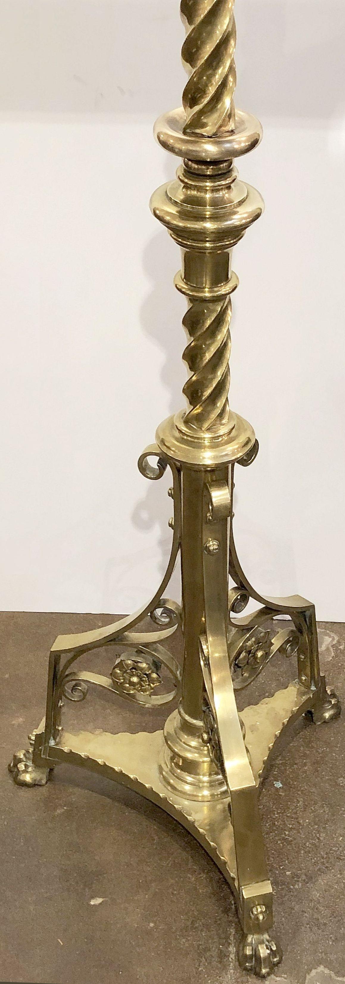 Large English Ecclesiastical Standing Lectern of Brass 11