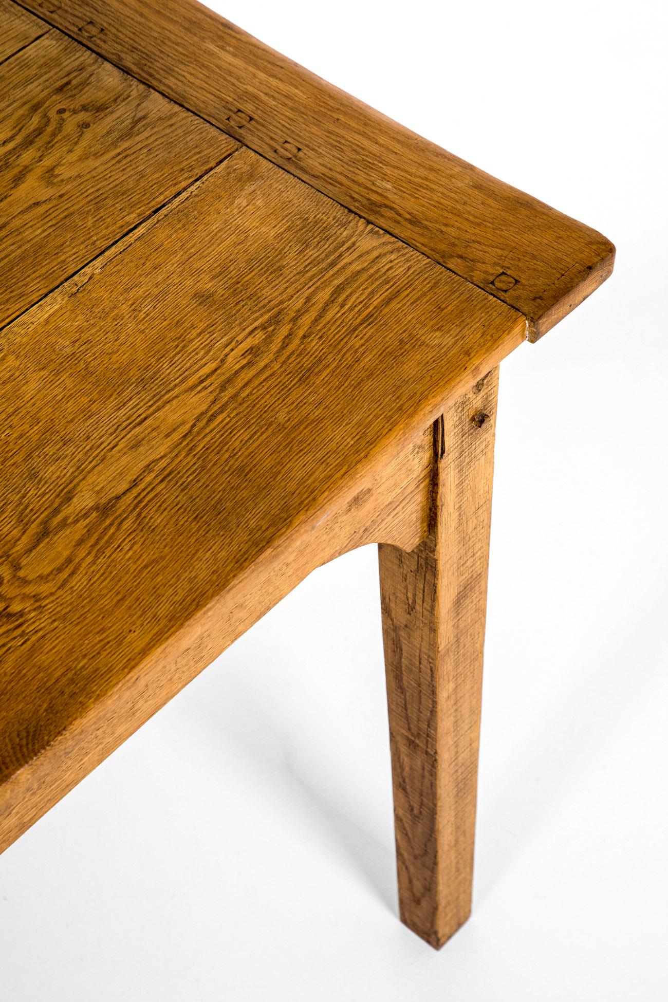 20ième siècle Grande table de ferme anglaise en vente