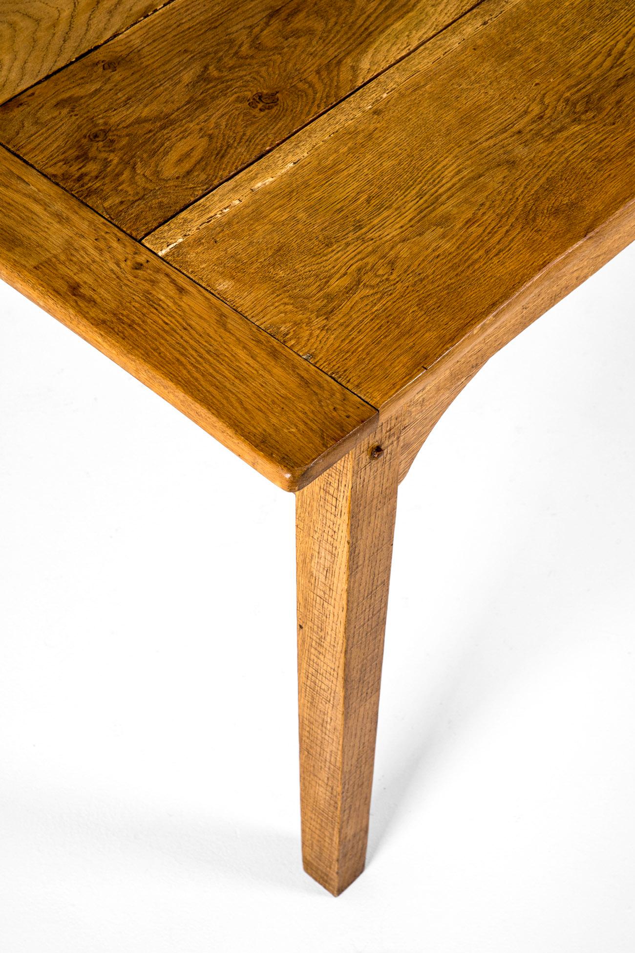 Chêne Grande table de ferme anglaise en vente