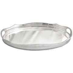 Large English Gallery Serving Tray