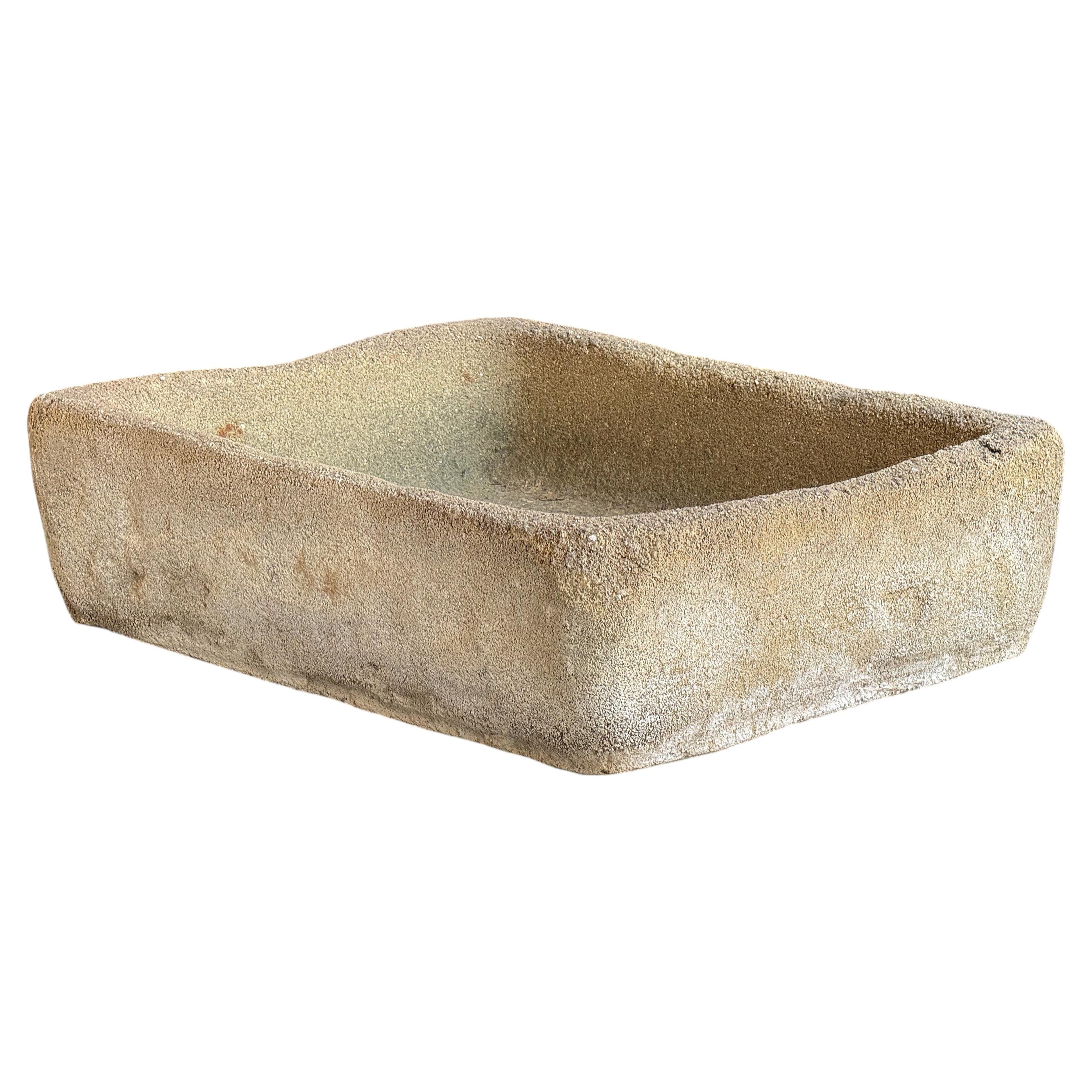 Large English Garden Rectangular Stone Sink or Trough