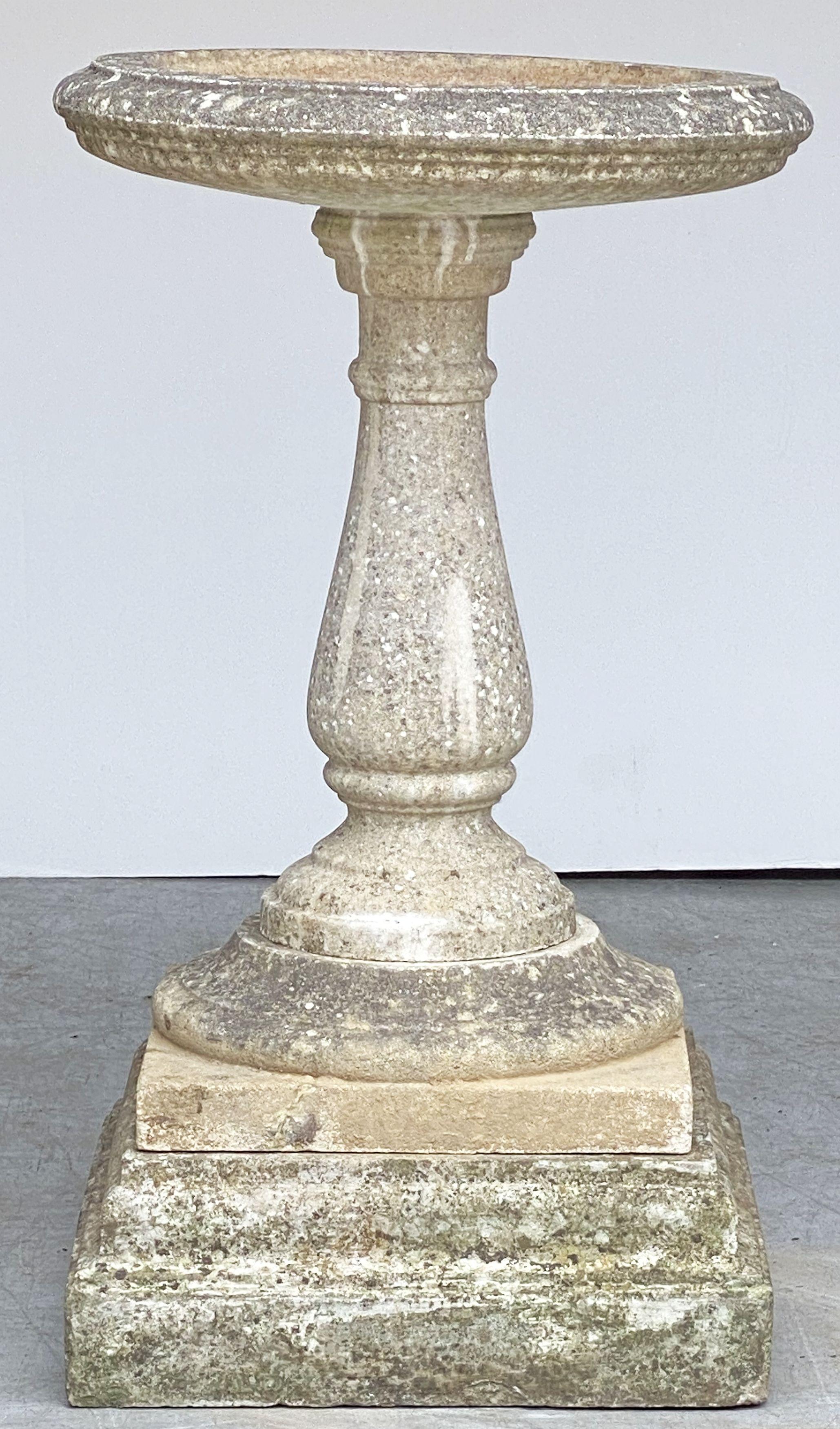 Large English Garden Stone Bird Bath 5