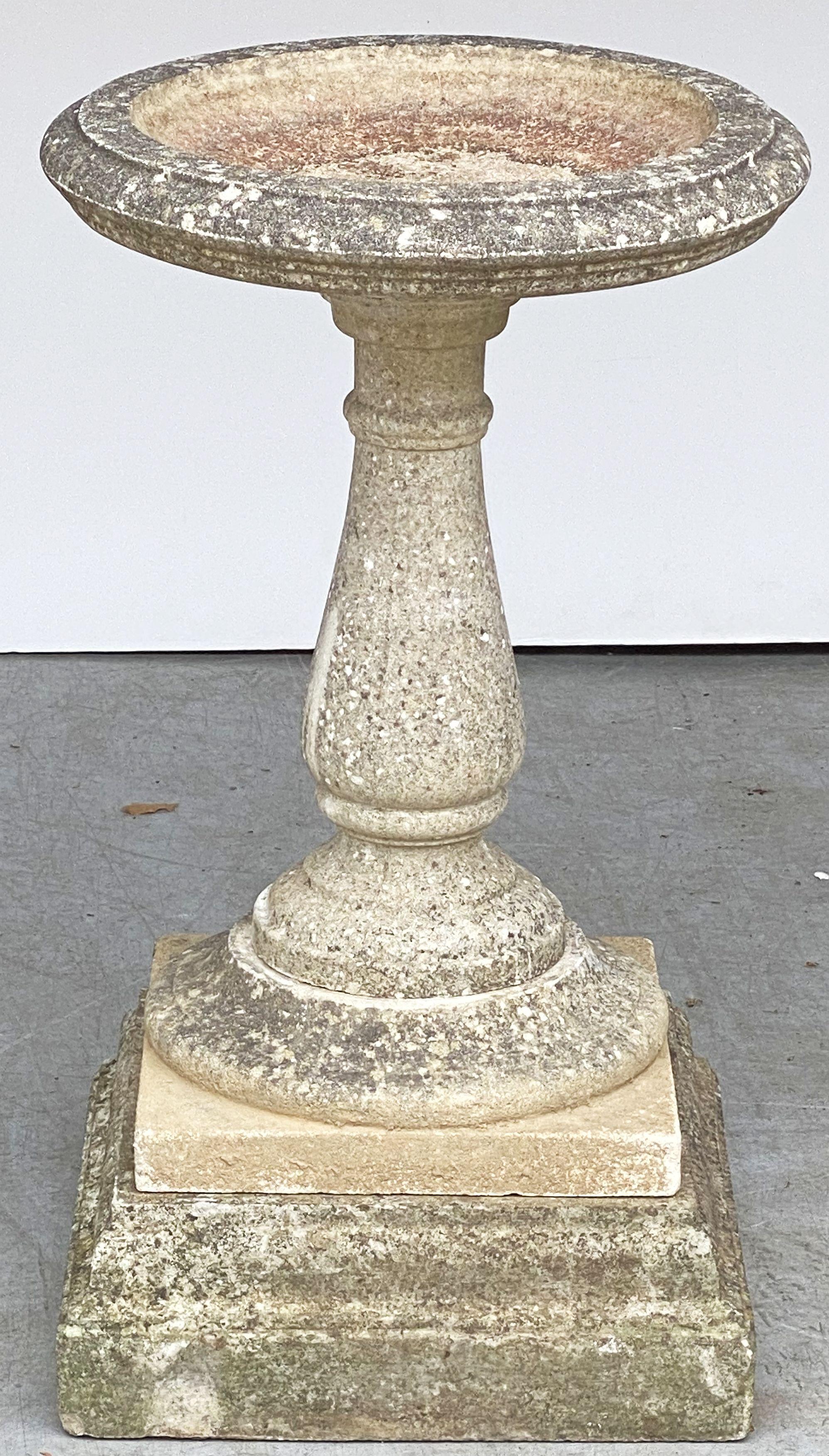 Large English Garden Stone Bird Bath 8