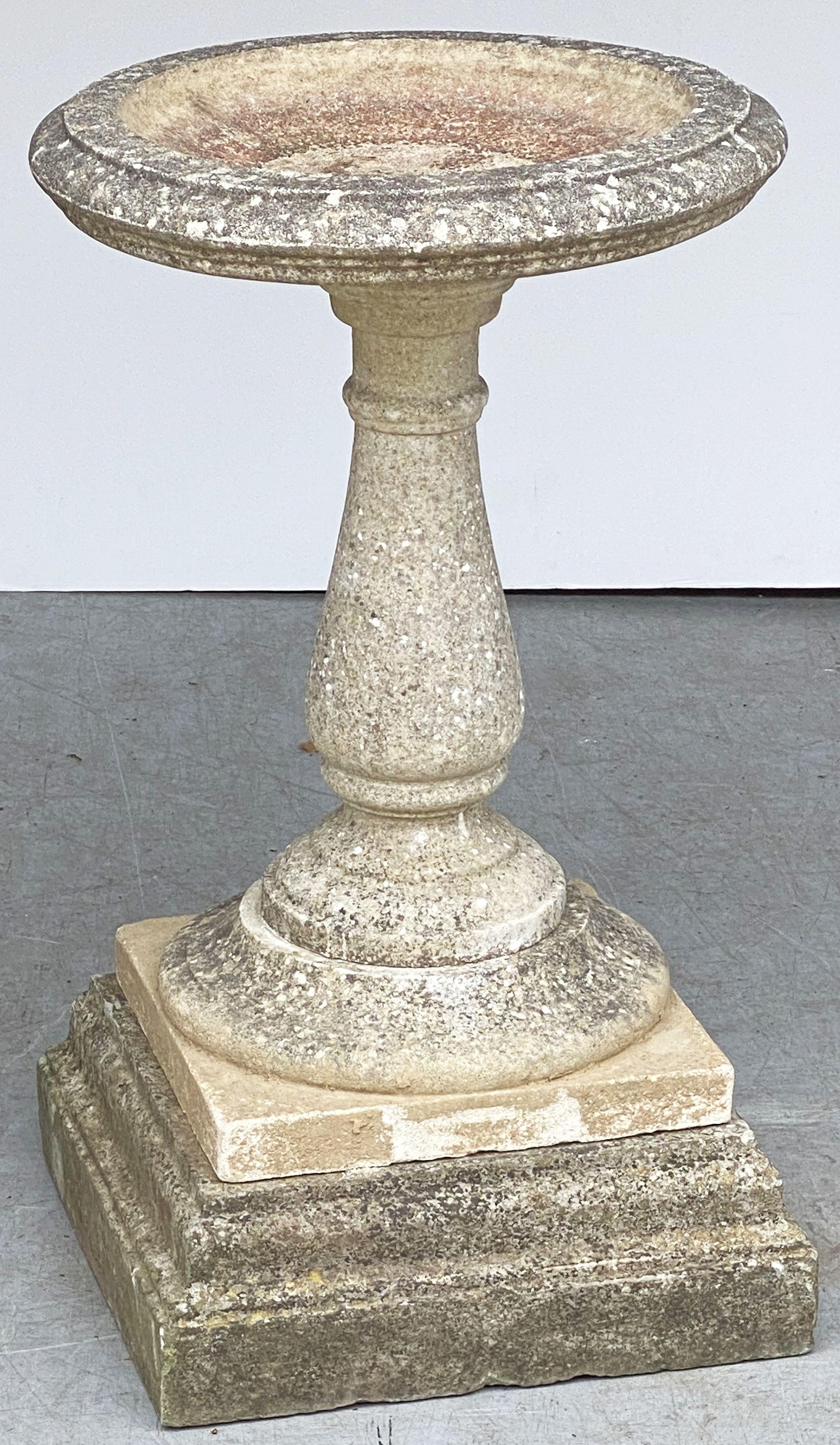 Large English Garden Stone Bird Bath 12