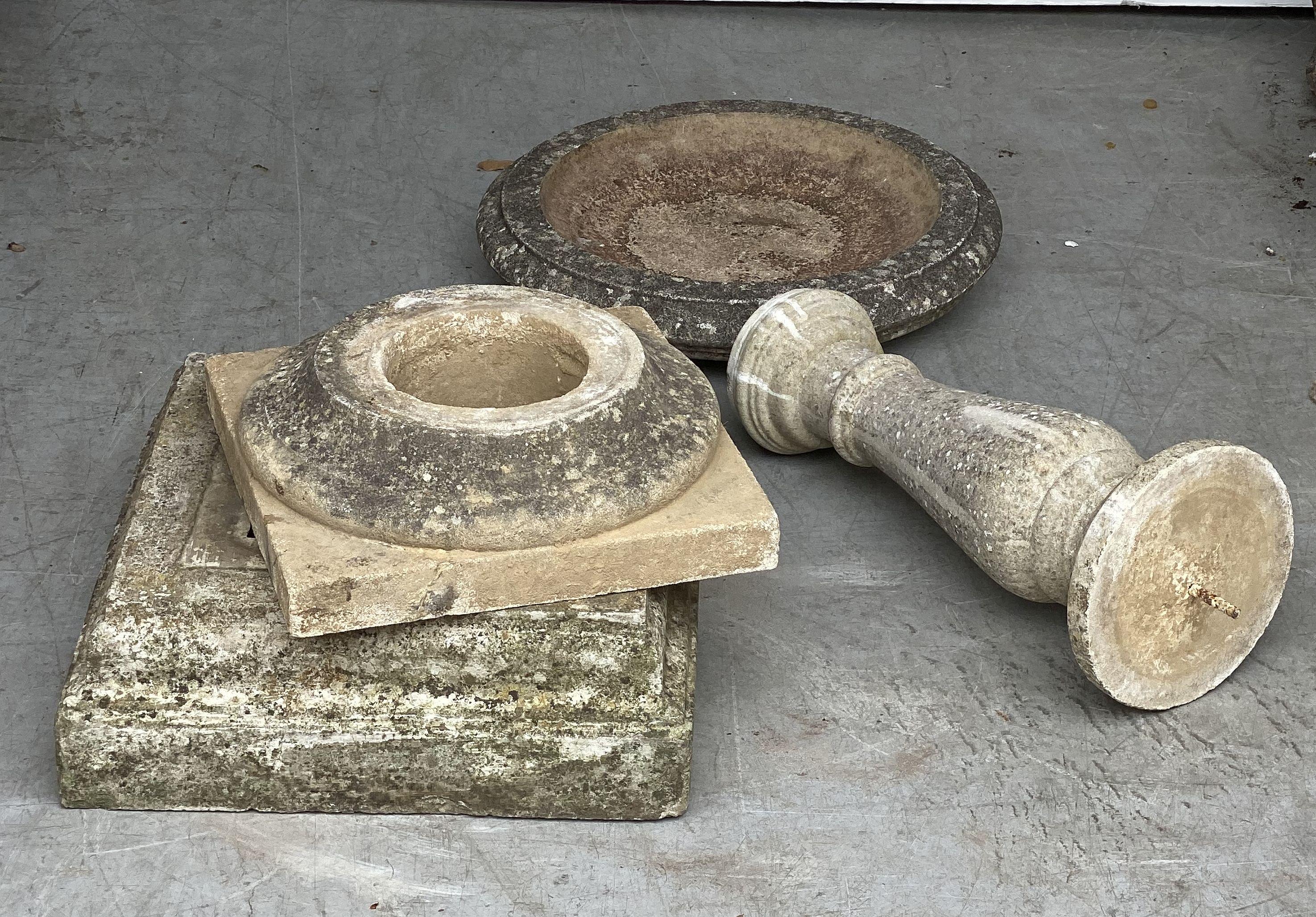 Large English Garden Stone Bird Bath 13