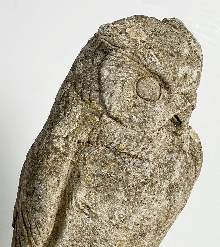 Large English Garden Stone Owl 3