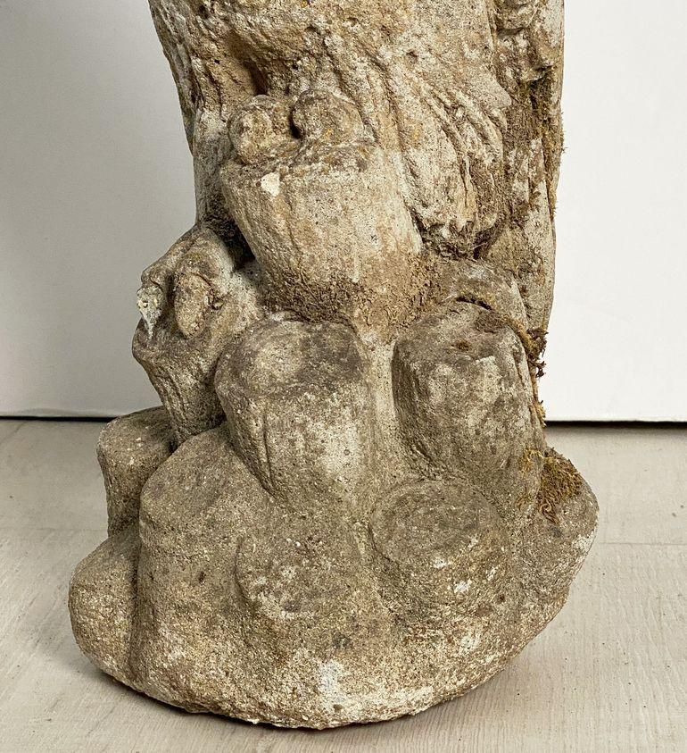 stone owl for garden