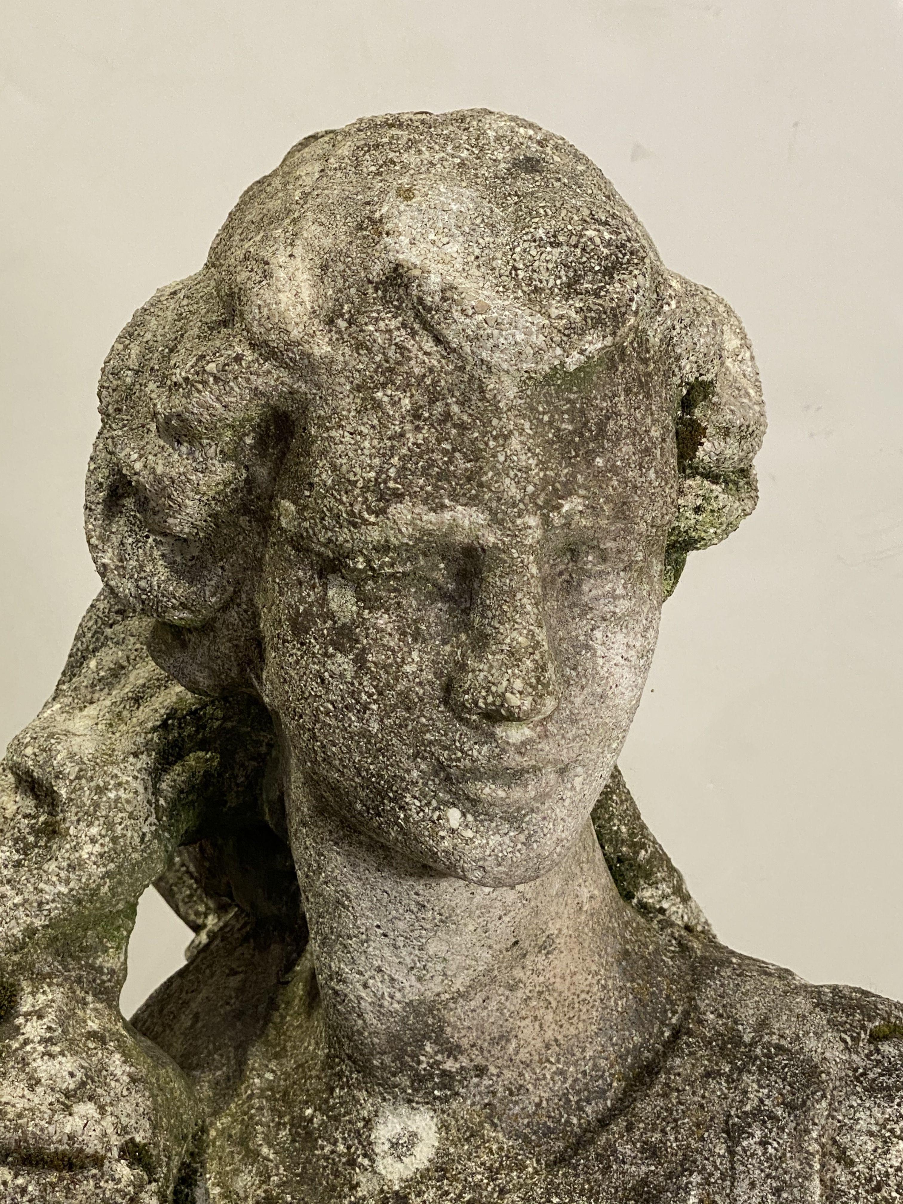 Large English Garden Stone Statue of Diana 1