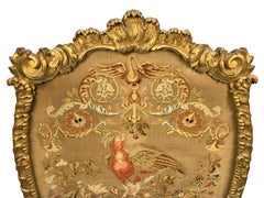 Parafuoco inglese George Large in legno dorato