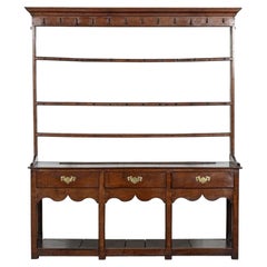Grande commode anglaise en chêne George III