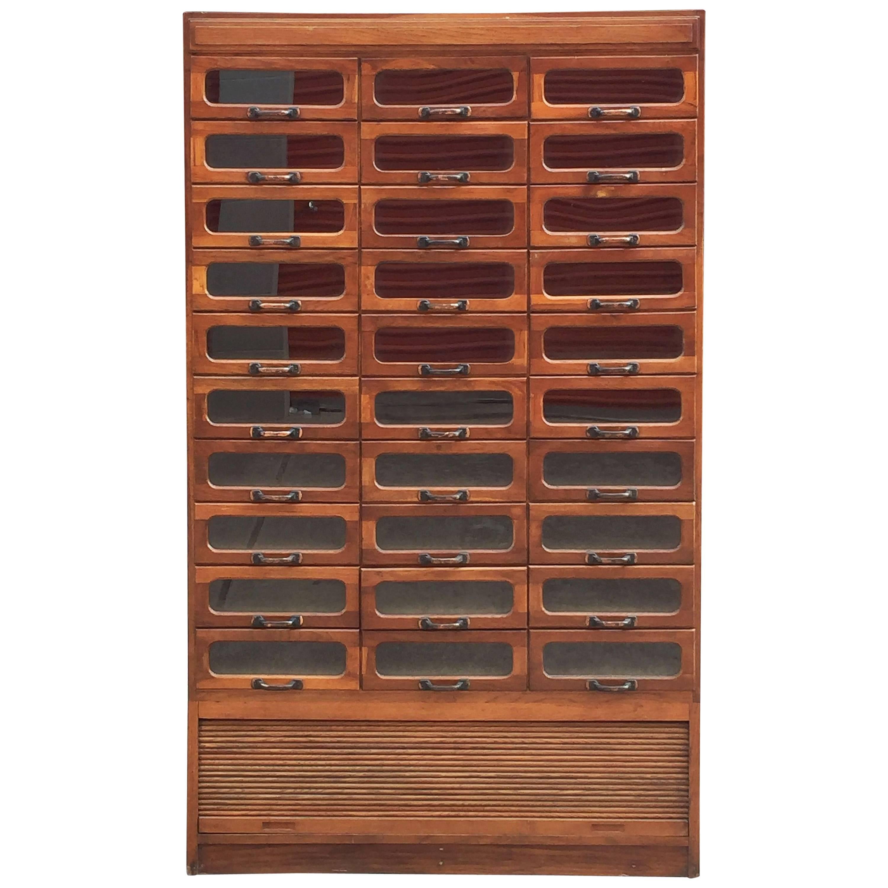 Large English Haberdasher's Cabinet