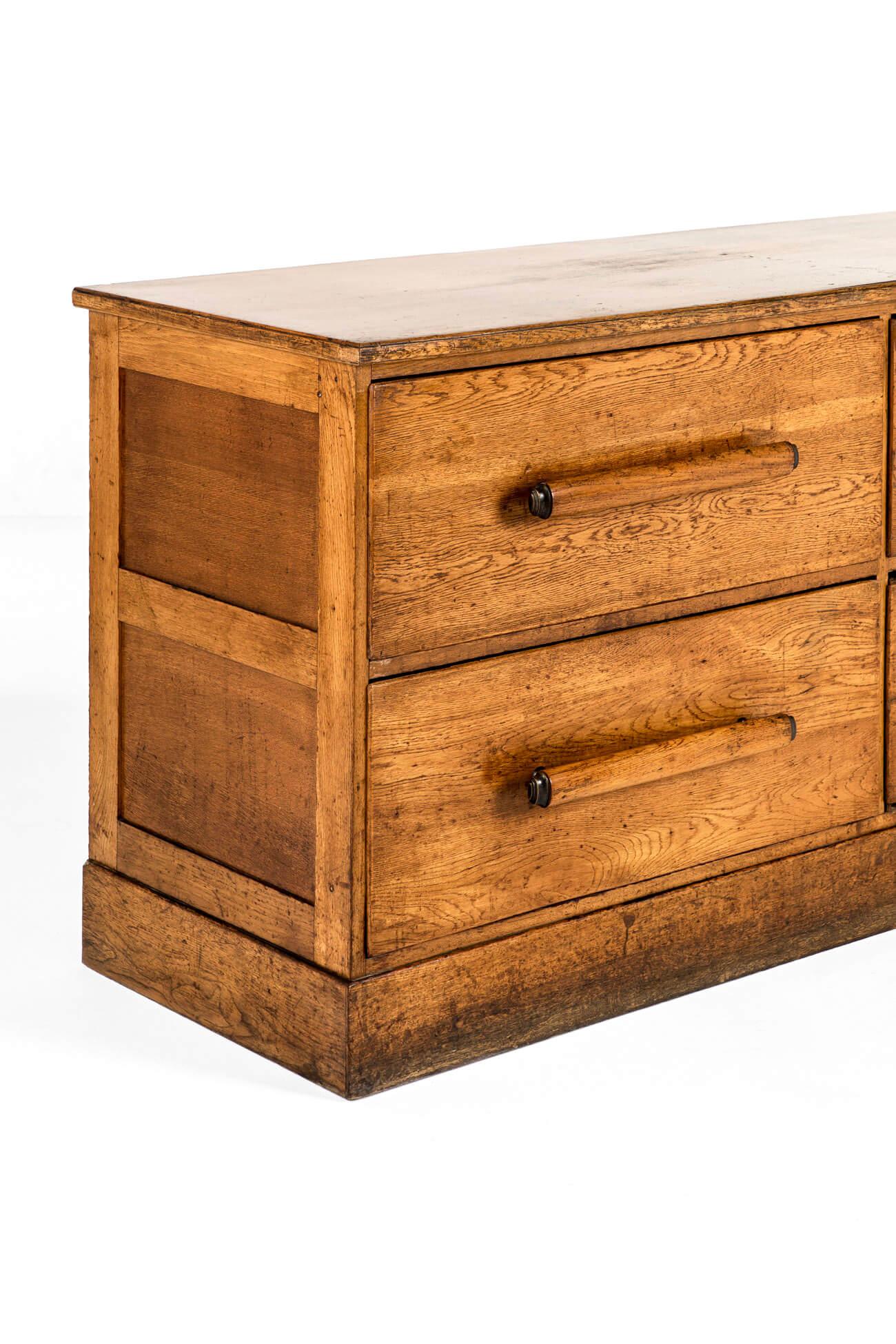 Large English Haberdashery Drawers In Good Condition For Sale In Faversham, GB