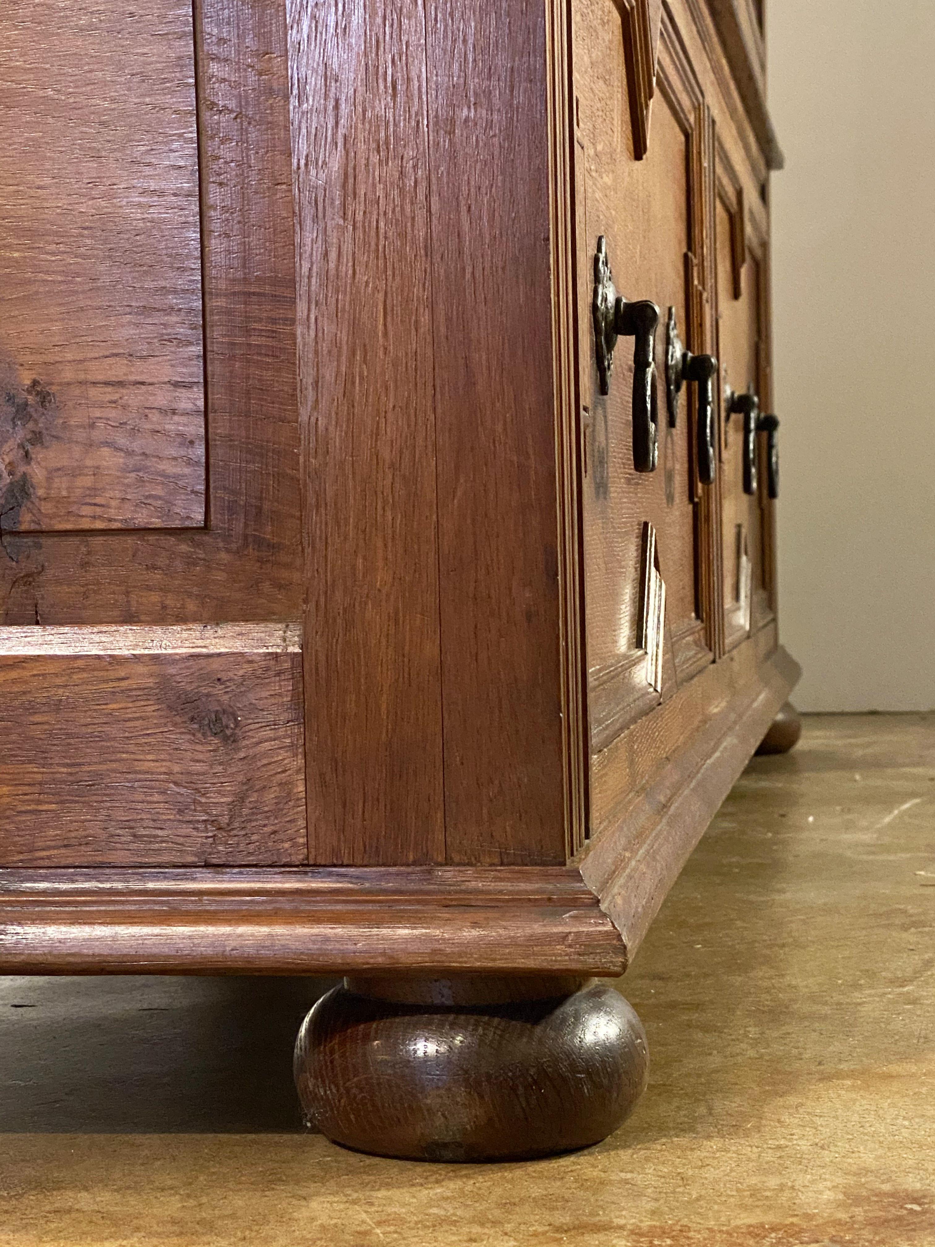 Large English Historical Housekeeper's Cabinet or Cupboard of Oak 10