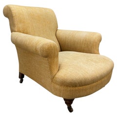 Grande poltrona club inglese in stile Howard and Sons