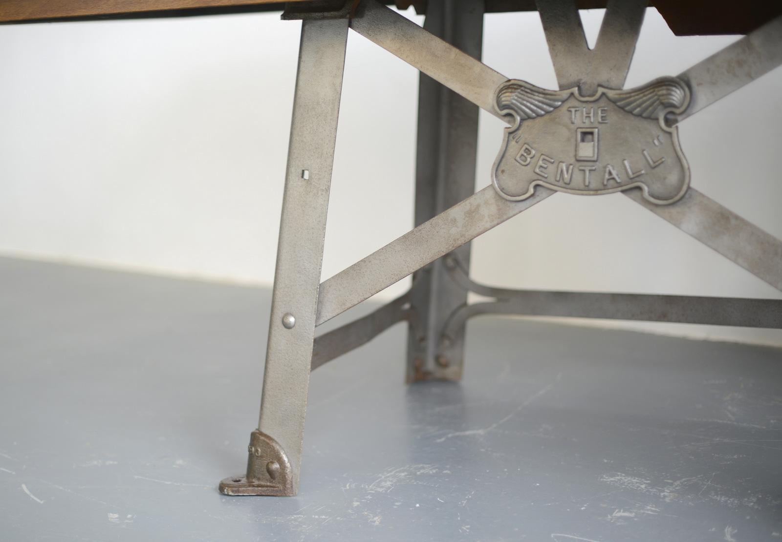 Large English Industrial Table by Benthall, circa 1910 For Sale 5
