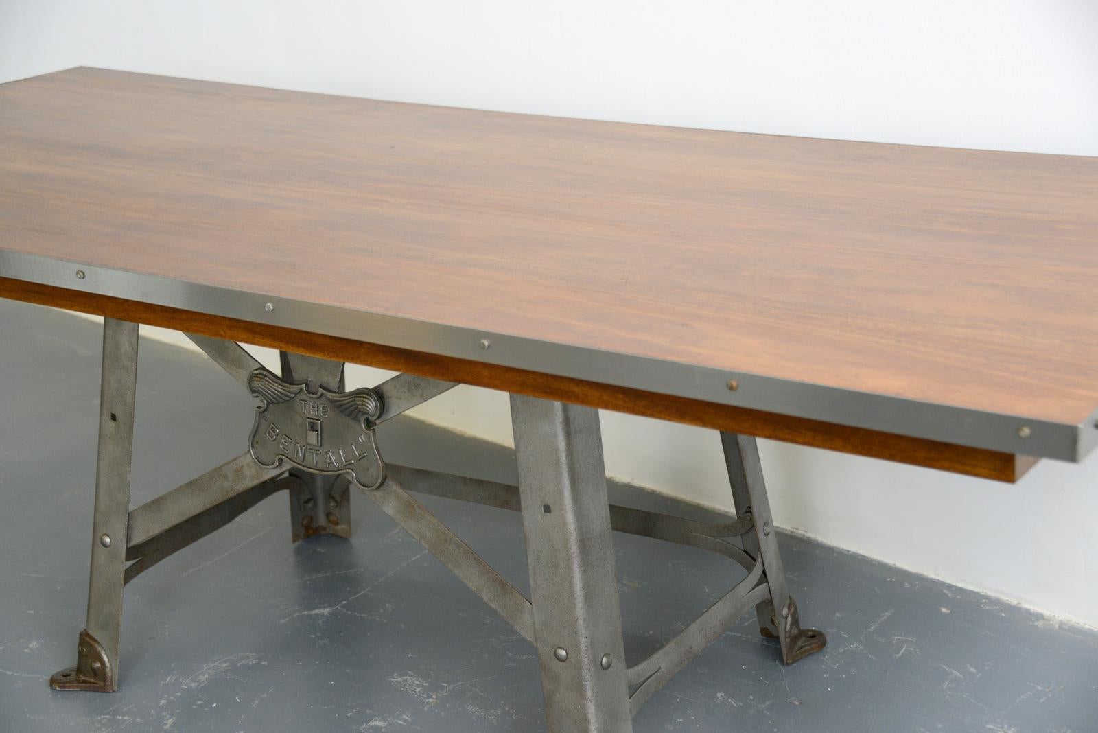 Large English Industrial Table by Benthall, circa 1910 In Good Condition For Sale In Gloucester, GB