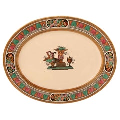 Used Large English Ironstone Platter