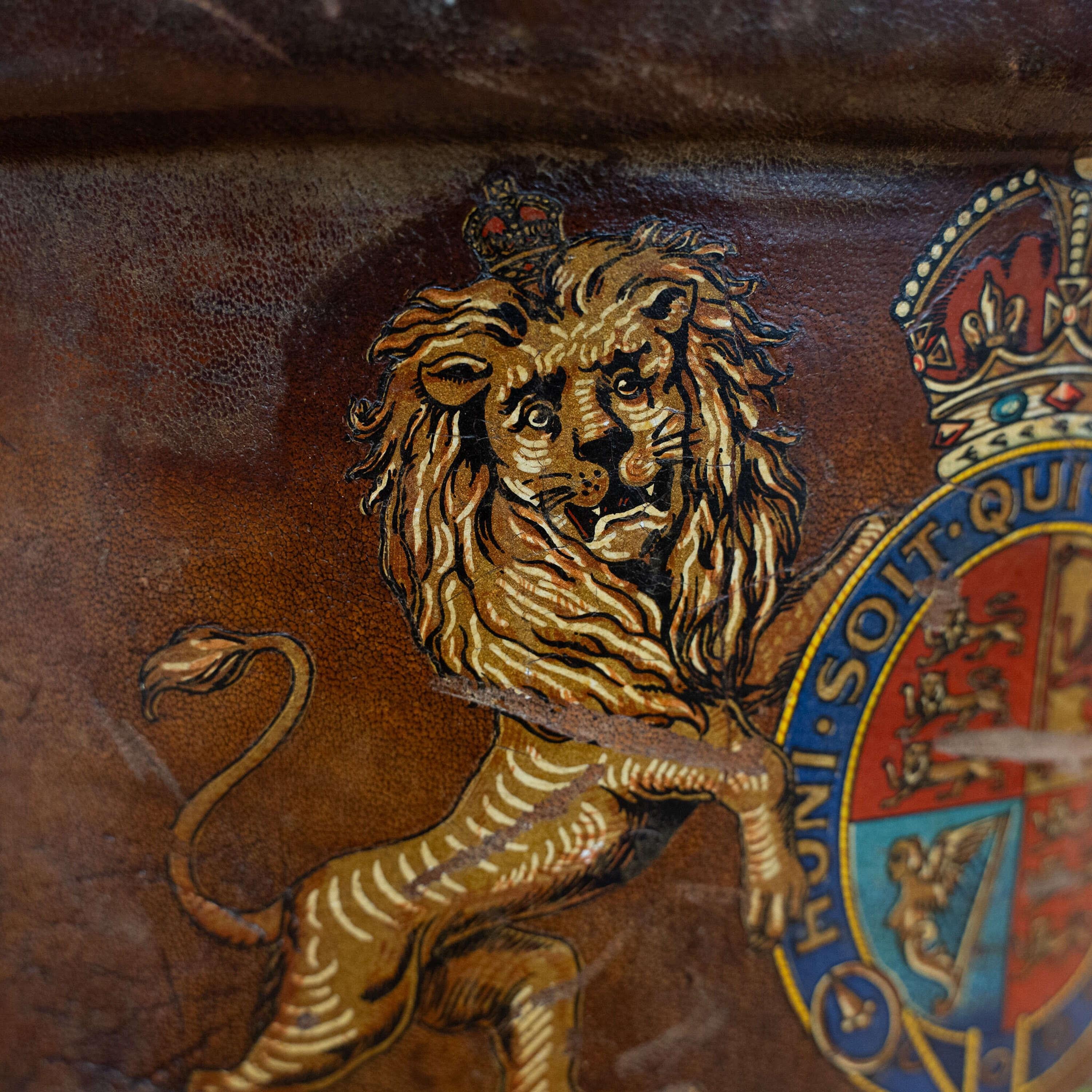 XX secolo Portacorda grande in pelle inglese BH & G Ltd in vendita