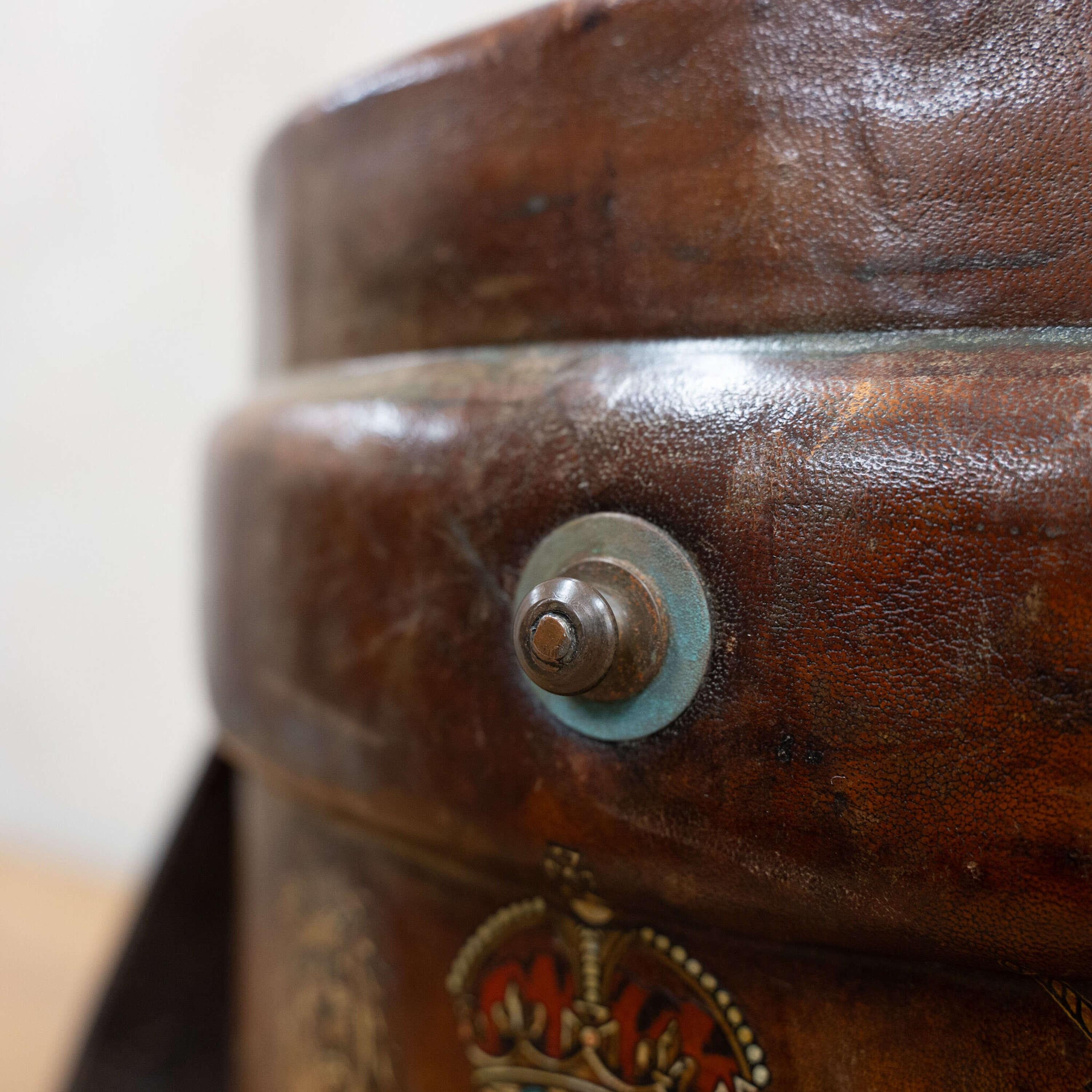 Portacorda grande in pelle inglese BH & G Ltd in vendita 1