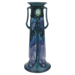 Large English Minton Secessionist Ware Art Nouveau Vase 