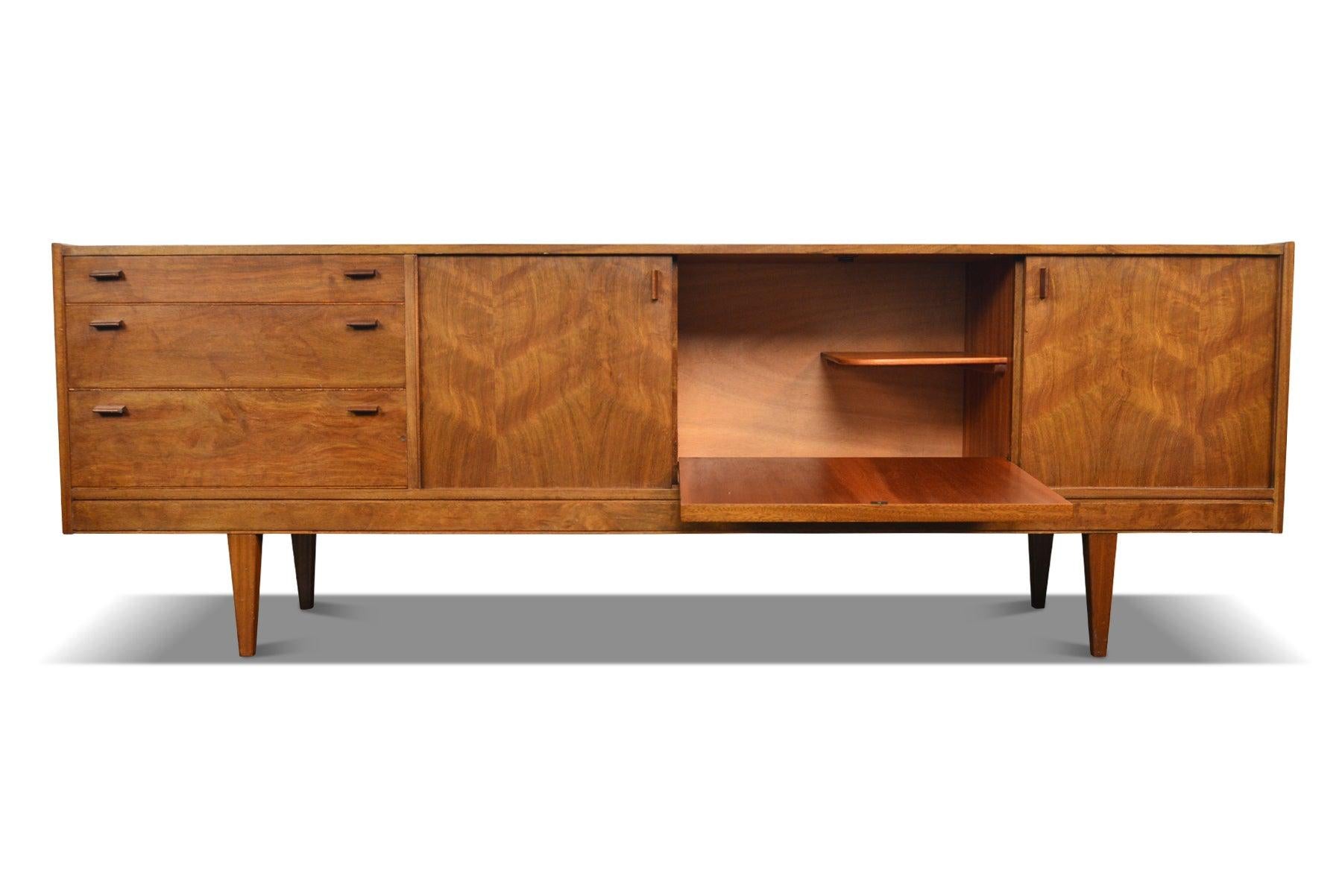 Large English Modern Credenza with Sliding Doors 1