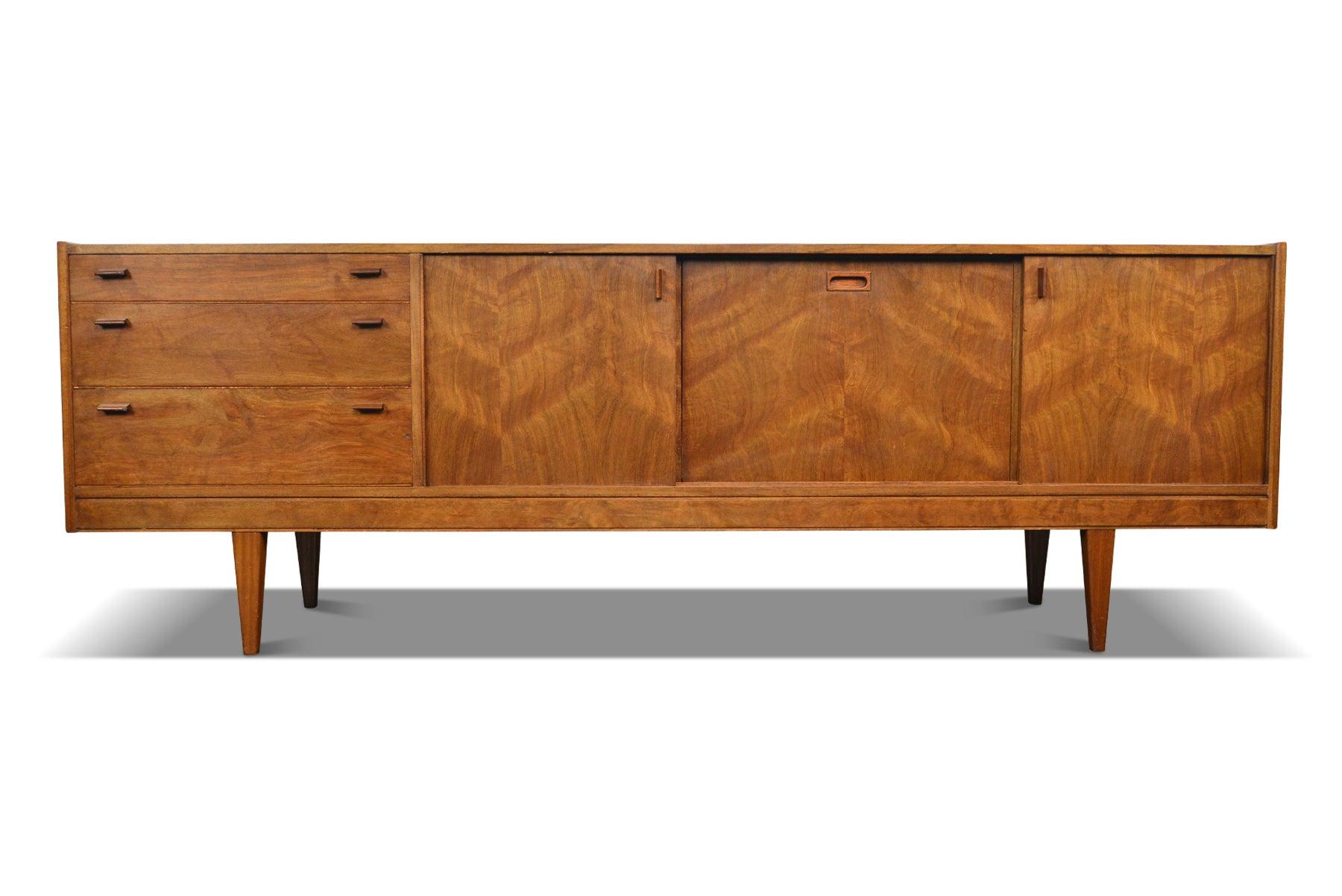 Large English Modern Credenza with Sliding Doors 2