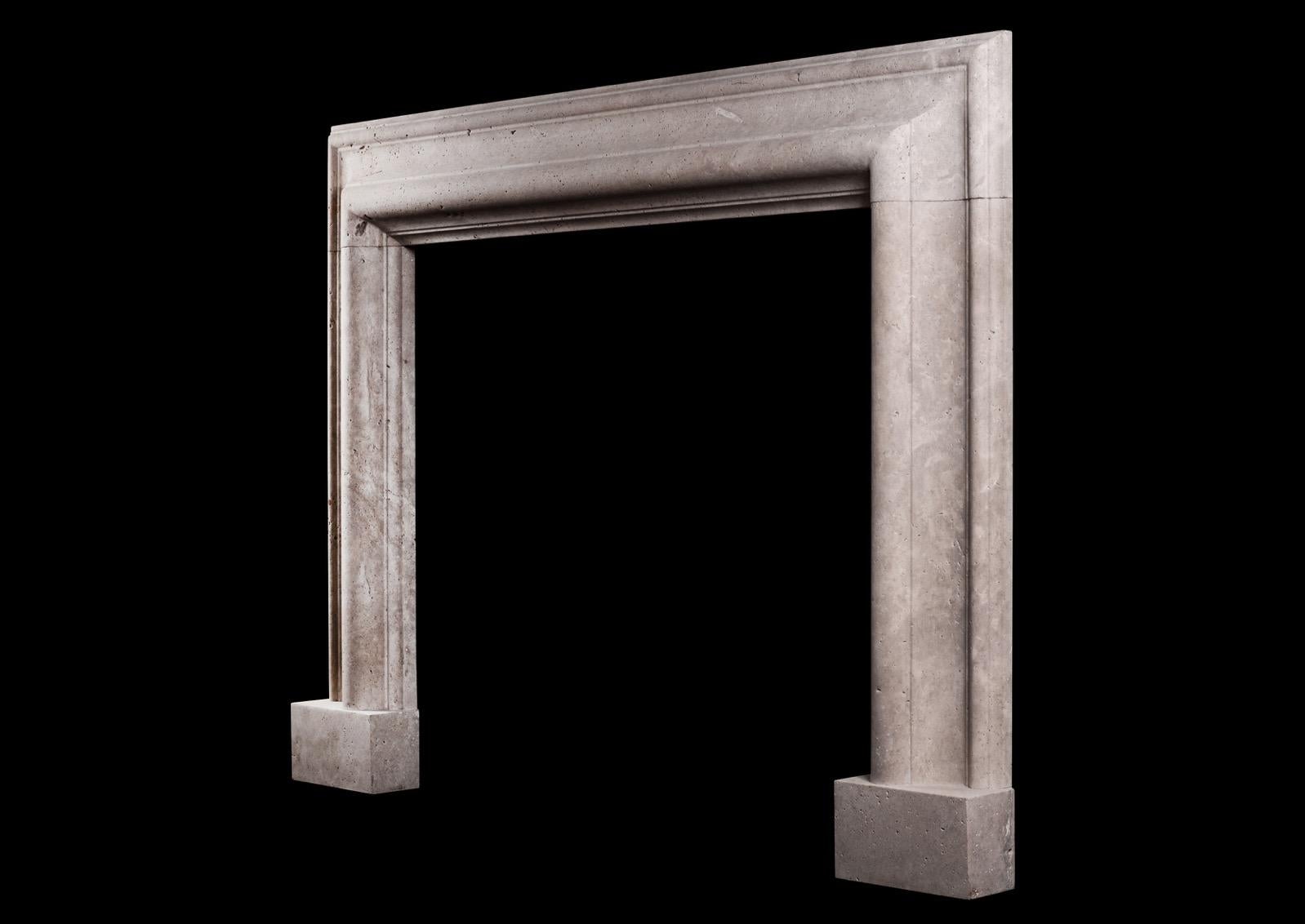 breche violette english bolection chimneypiece