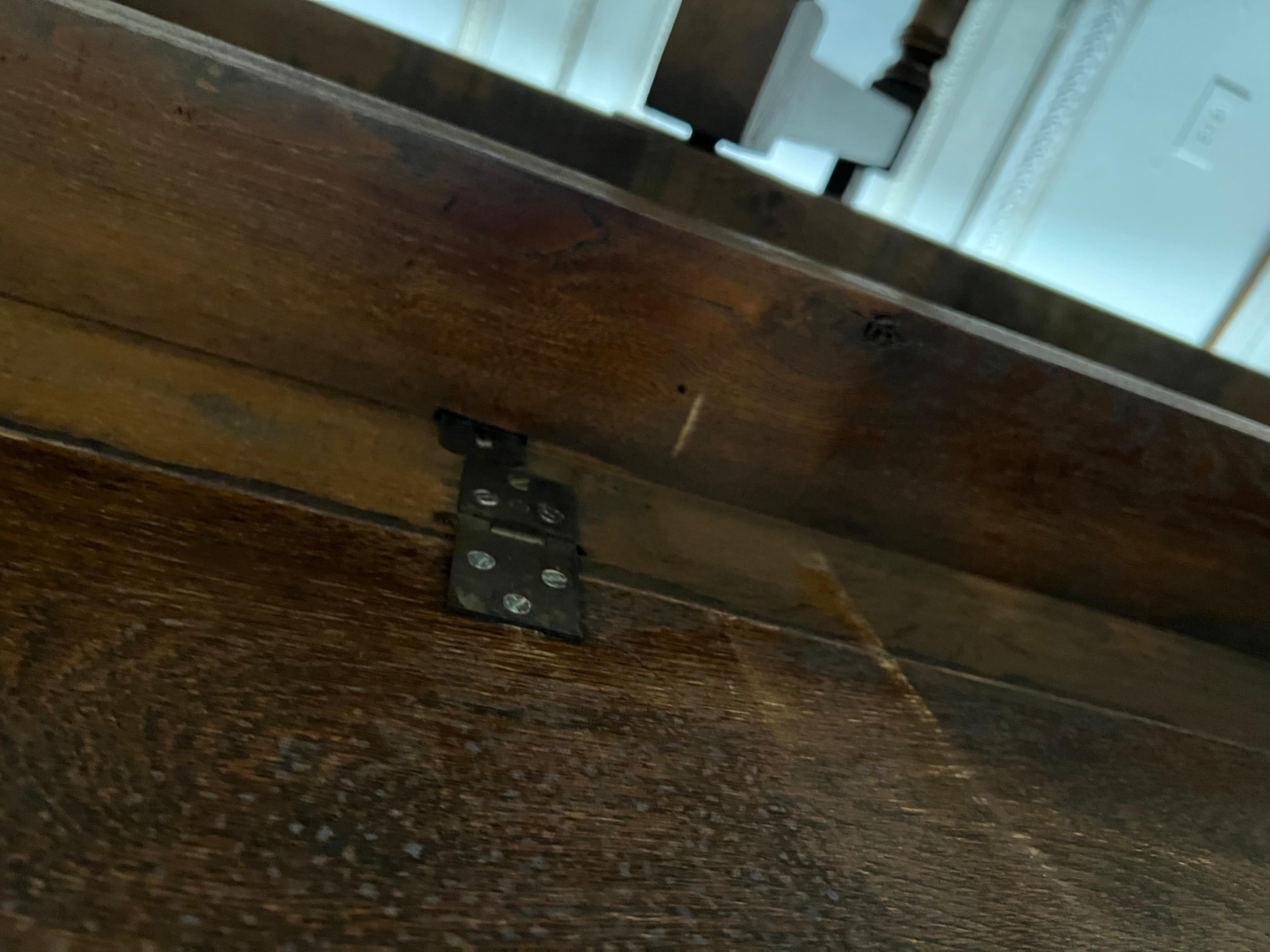 20ième siècle Grande table de salle à manger à abattant en Oak Oak en vente