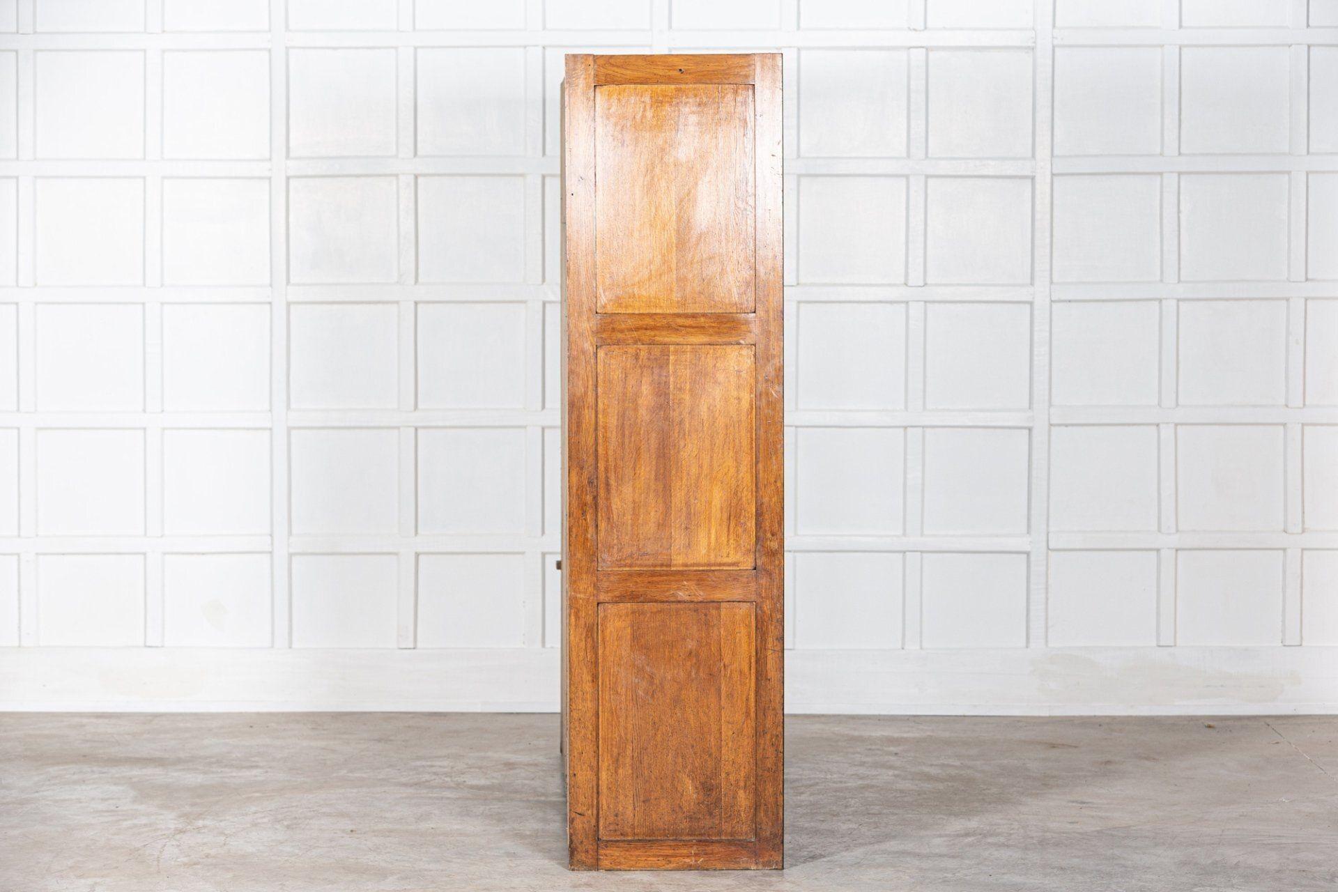 Large English Oak Haberdashery Cabinet For Sale 5