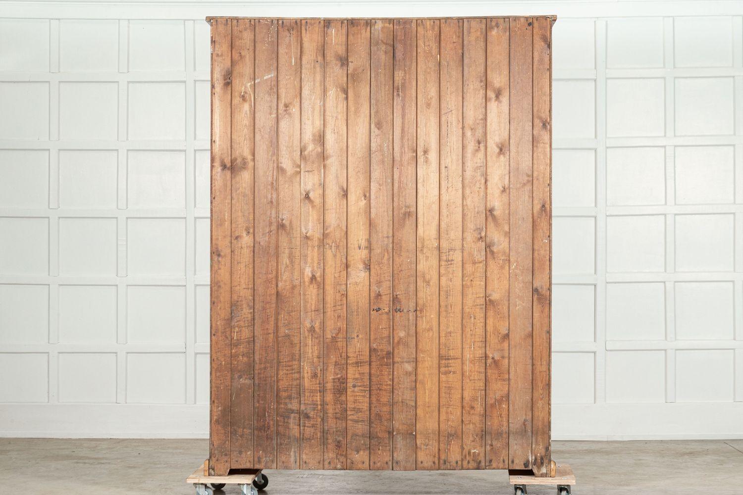 Large English Oak Panelled Larder Cupboard 9