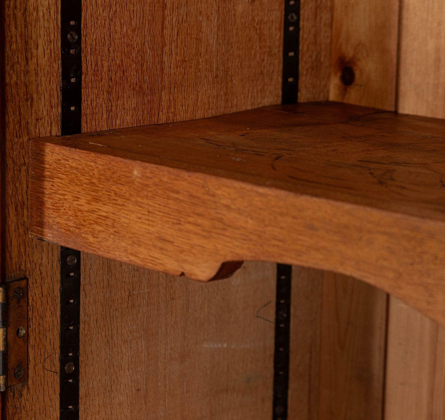 Large English Oak Panelled Larder Cupboard 4