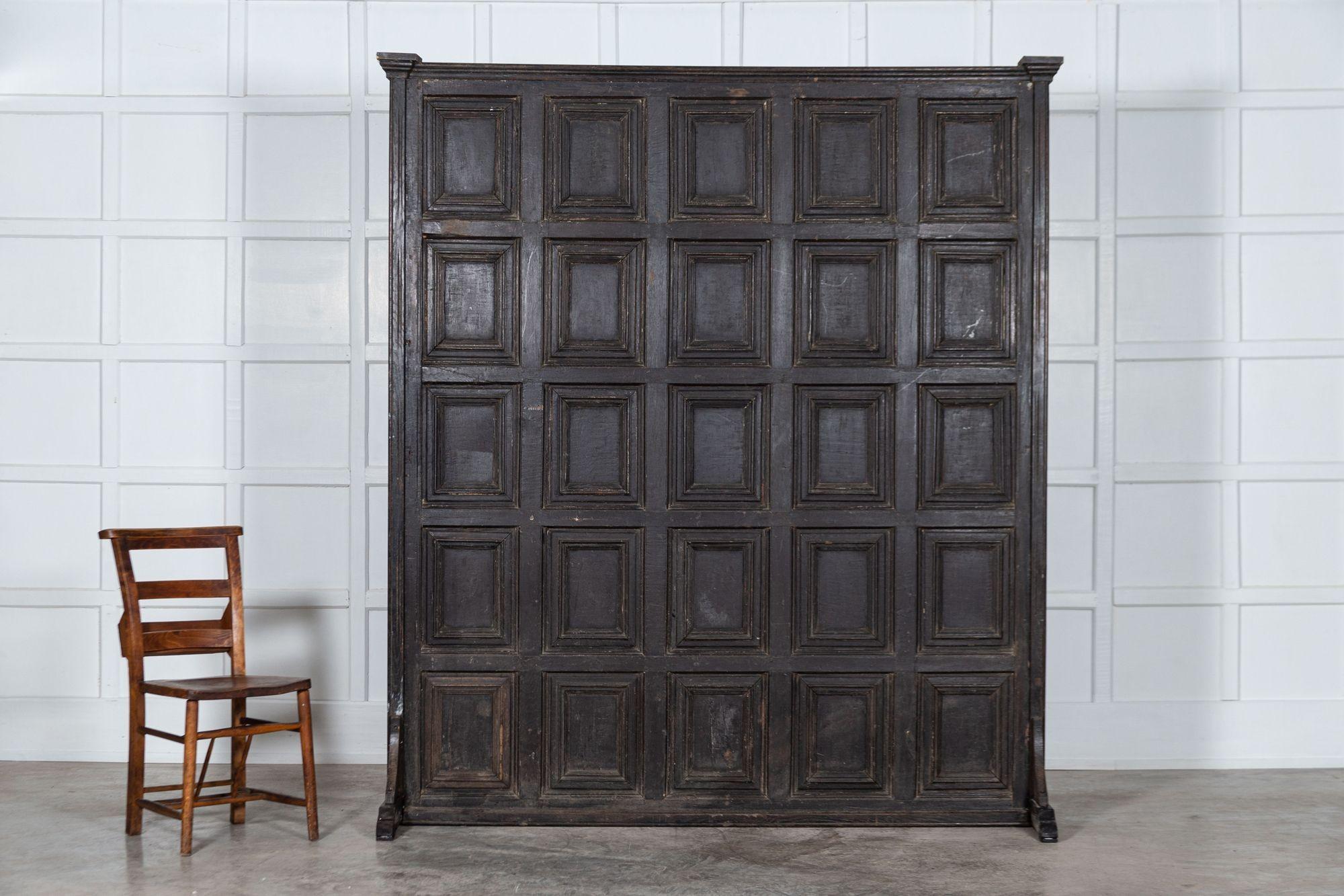 circa 1900
Large English Oak panelled room divider

We can also customise existing pieces to suit your scheme/requirements. We have our own workshop, restorers and finishers. From adapting to finishing pieces including, stripping, bleaching,