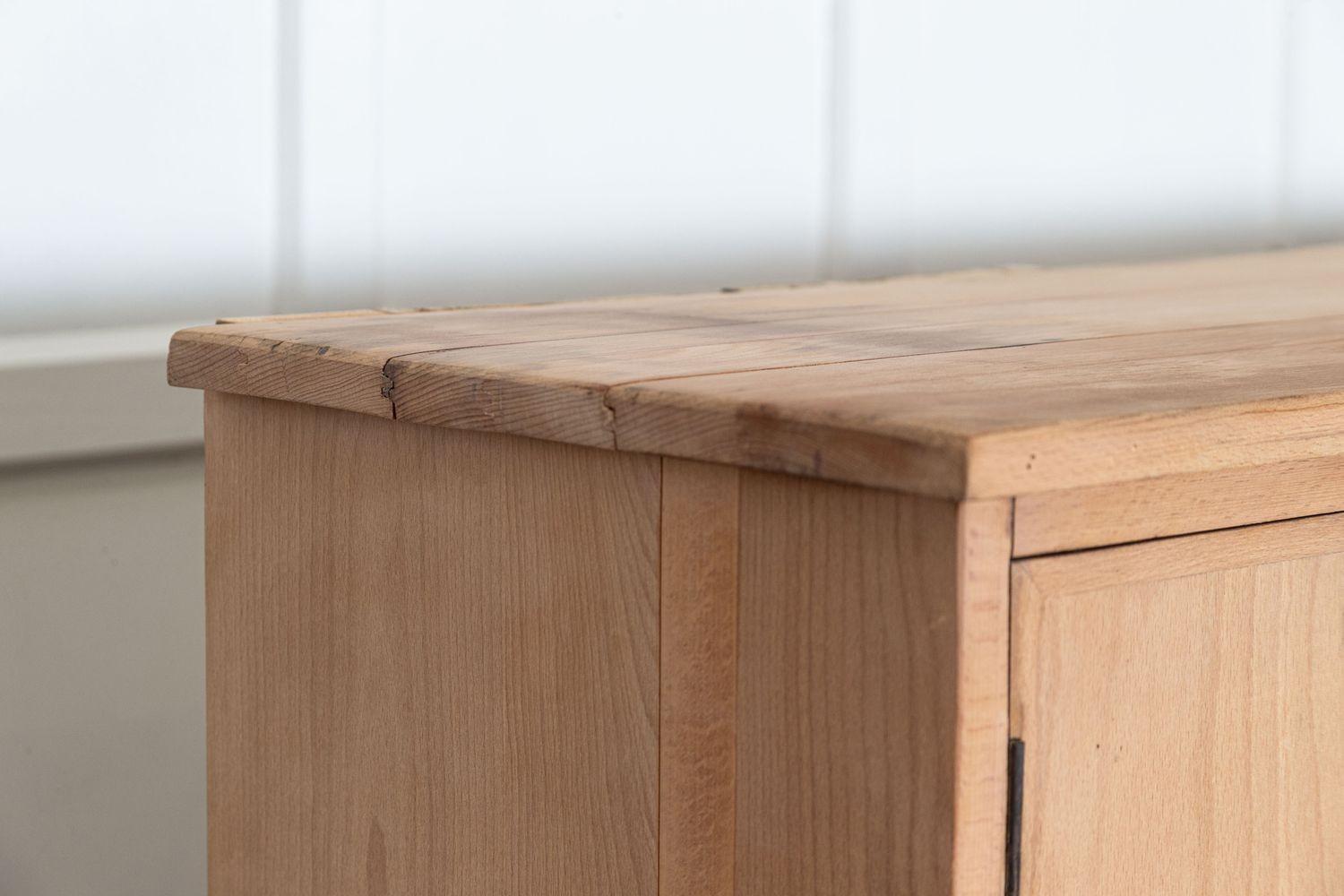 Large English Oak & Pine Locker Cabinet For Sale 6
