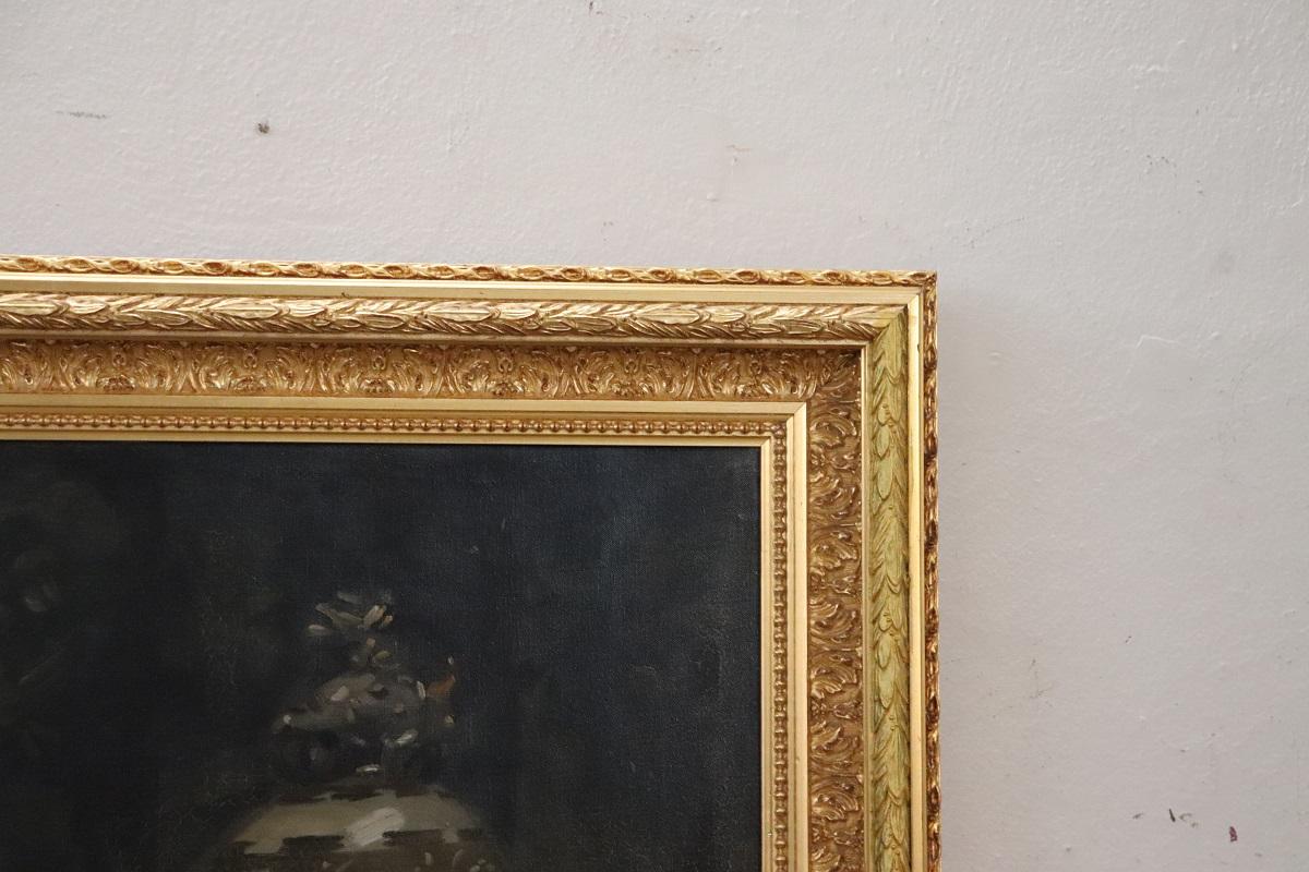 Großes englisches Ölgemälde auf Leinwand, Porträt einer Dame, signiert und datiert 1913 im Angebot 10