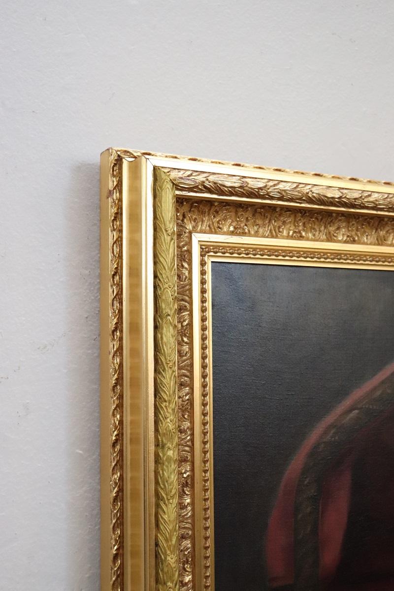 Großes englisches Ölgemälde auf Leinwand, Porträt einer Dame, signiert und datiert 1913 im Angebot 12