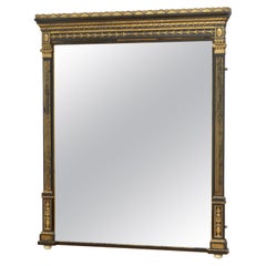 Large English Overmantel Mirror