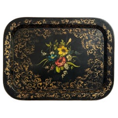 Large English Papier-Mâché Tray (H 20 x W 26 5/8)