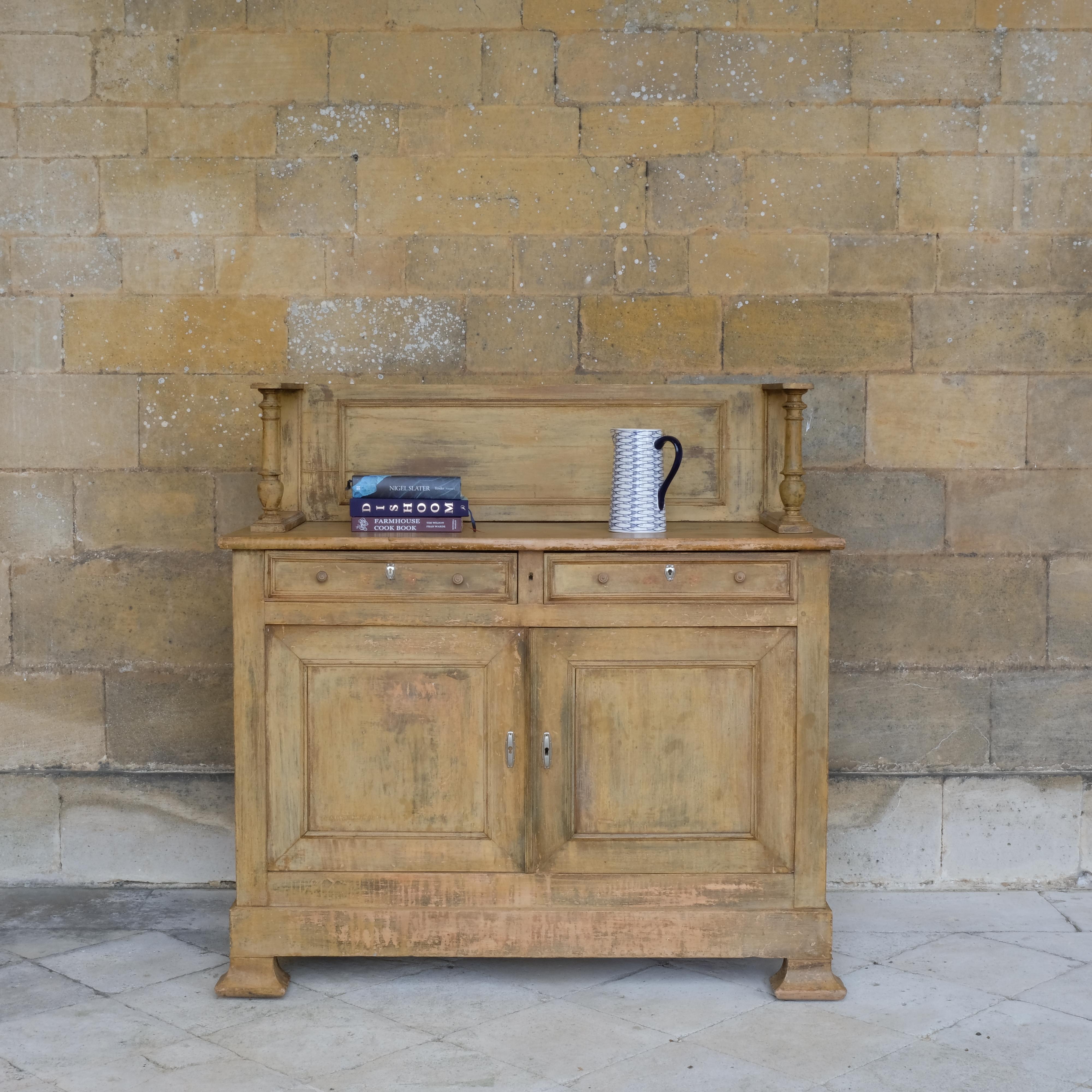 Large English Pine Farmhouse Dresser 1