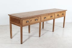 Large English Pine Work/Prep Table/Dresser Base