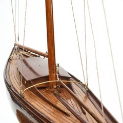 Large English Pond Yacht / Ship Model C 1930