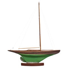 Große englische Teichjacht / Schiff Modell C 1930