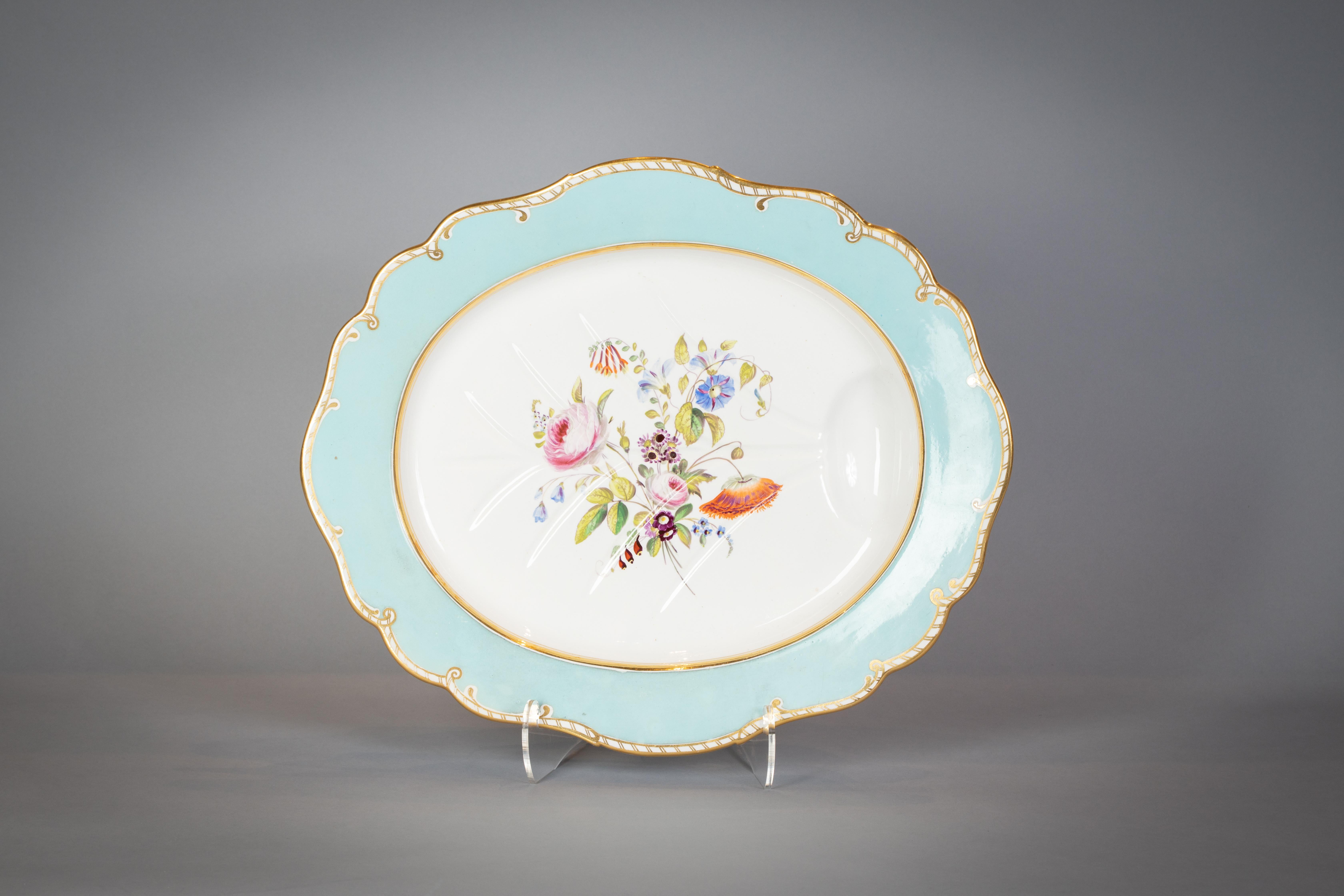 Large English Porcelain Dinner Service, Minton, circa 1845 For Sale 3