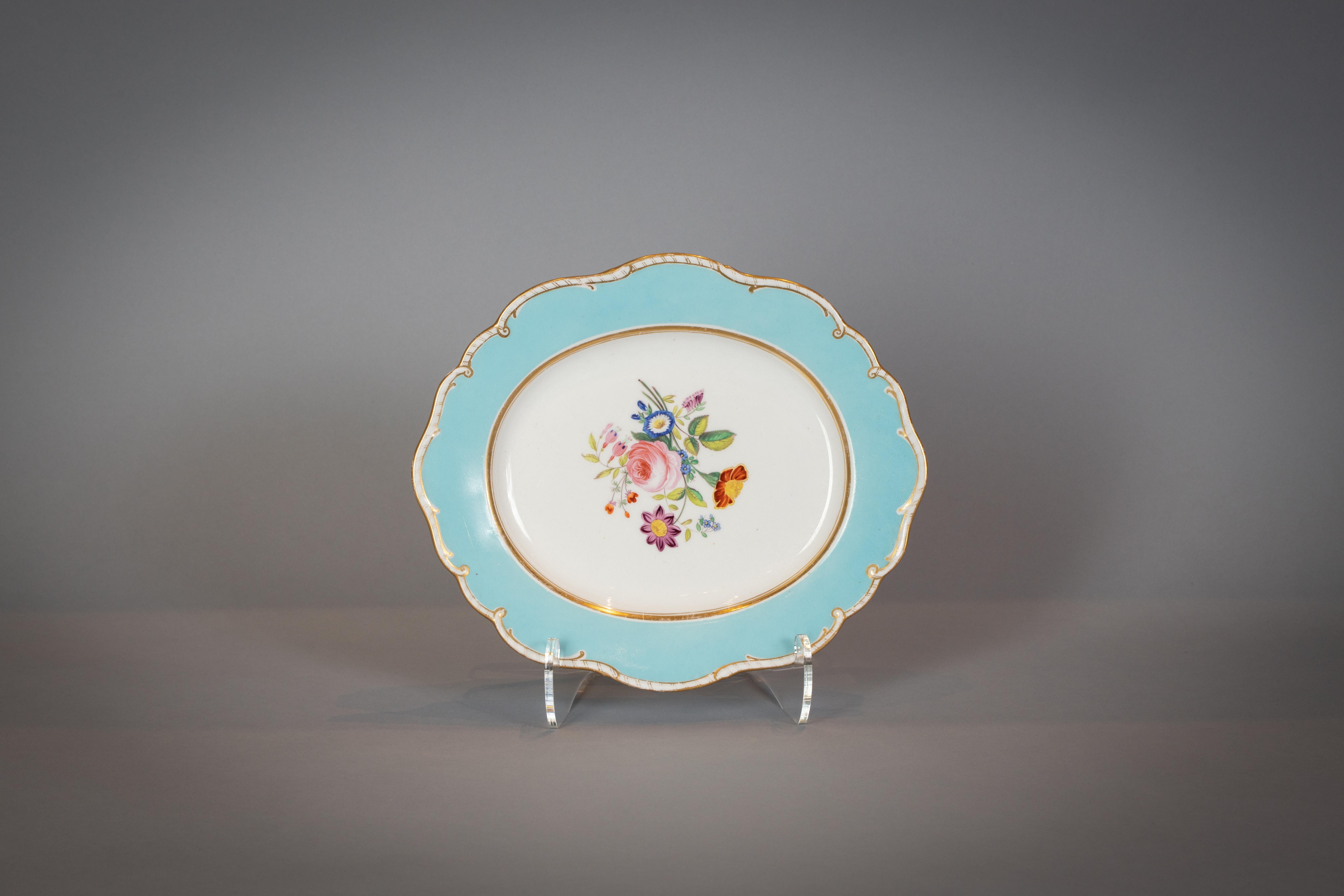 Large English Porcelain Dinner Service, Minton, circa 1845 For Sale 5