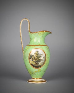 Large English Porcelain Ewer, Derby, circa 1800