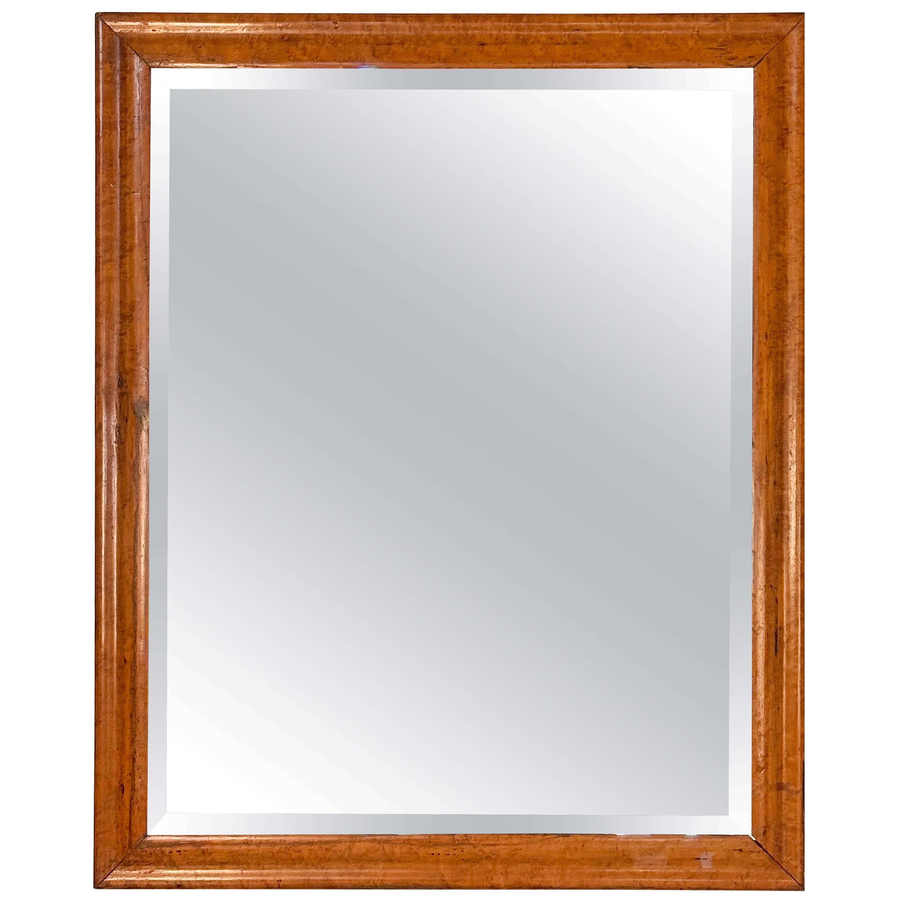 Großer englischer, rechteckiger, abgeschrägter Wand- oder Hallenspiegel (H 37 3/8 x B 30 1/4) im Angebot