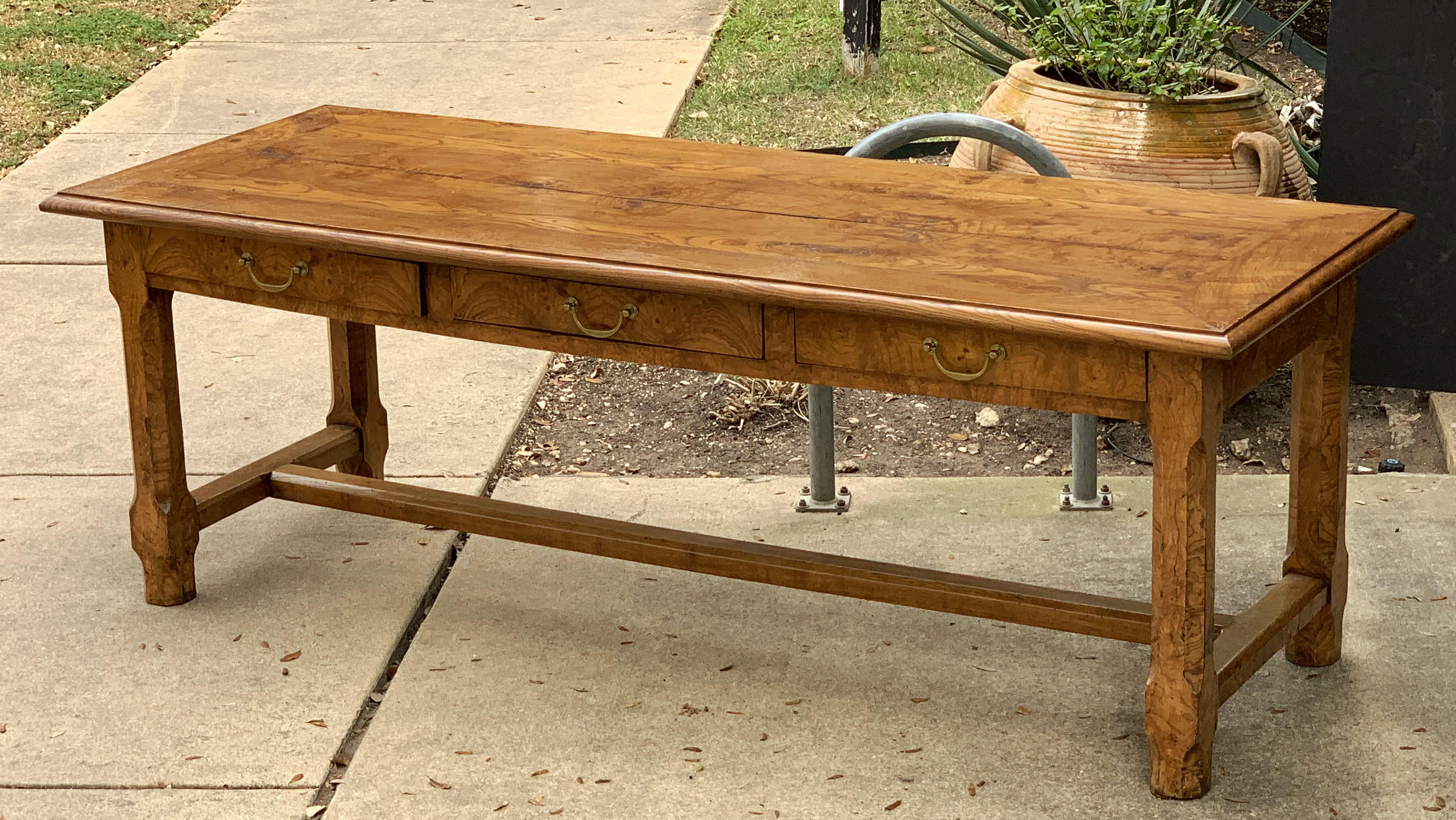 english trestle table