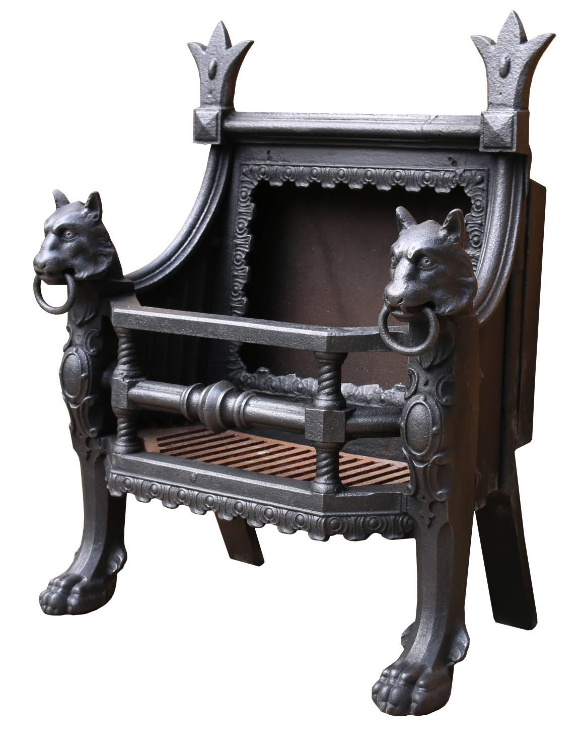 English, circa 1820
An identical grate can be found in the Grade I listed Eastgate House, Rochester, England. Notable for its association with with author Charles Dickens.
This grate will be supplied with a new fire brick if required.
Weight 61