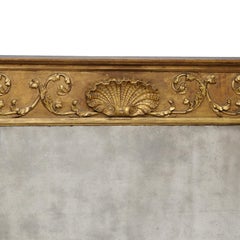 Large English Regency Overmantle Mirror, circa 1810